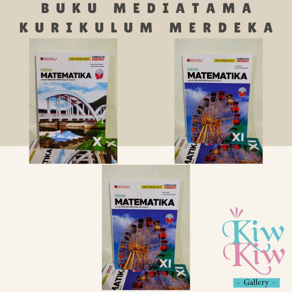 Buku ESENSI Matematika Kelas 10, 11, 12 SMA/MA Kurikulum Merdeka - Mediatama