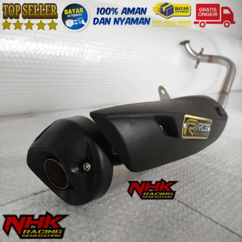 ERM KNALPOT RCB VARIO 125/150 PCX 150/160 BEAT SCOOPY ADV NMAX AEROX GENIO  DLL