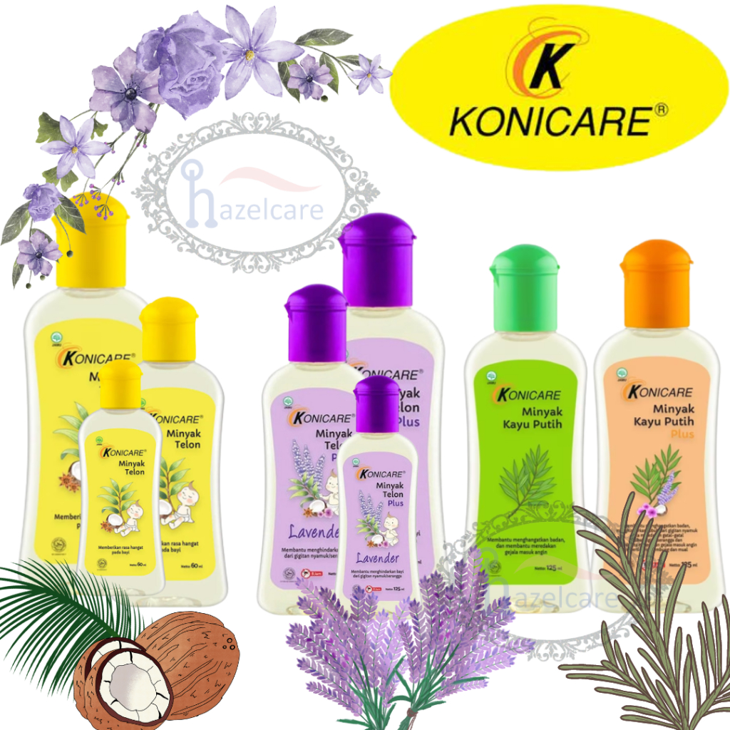 [HAZELCARE] Konicare Telon Plus  /  Minyak Kayu Putih 125ml 125 ml 60ml 60 ml / 30ml 30 ml