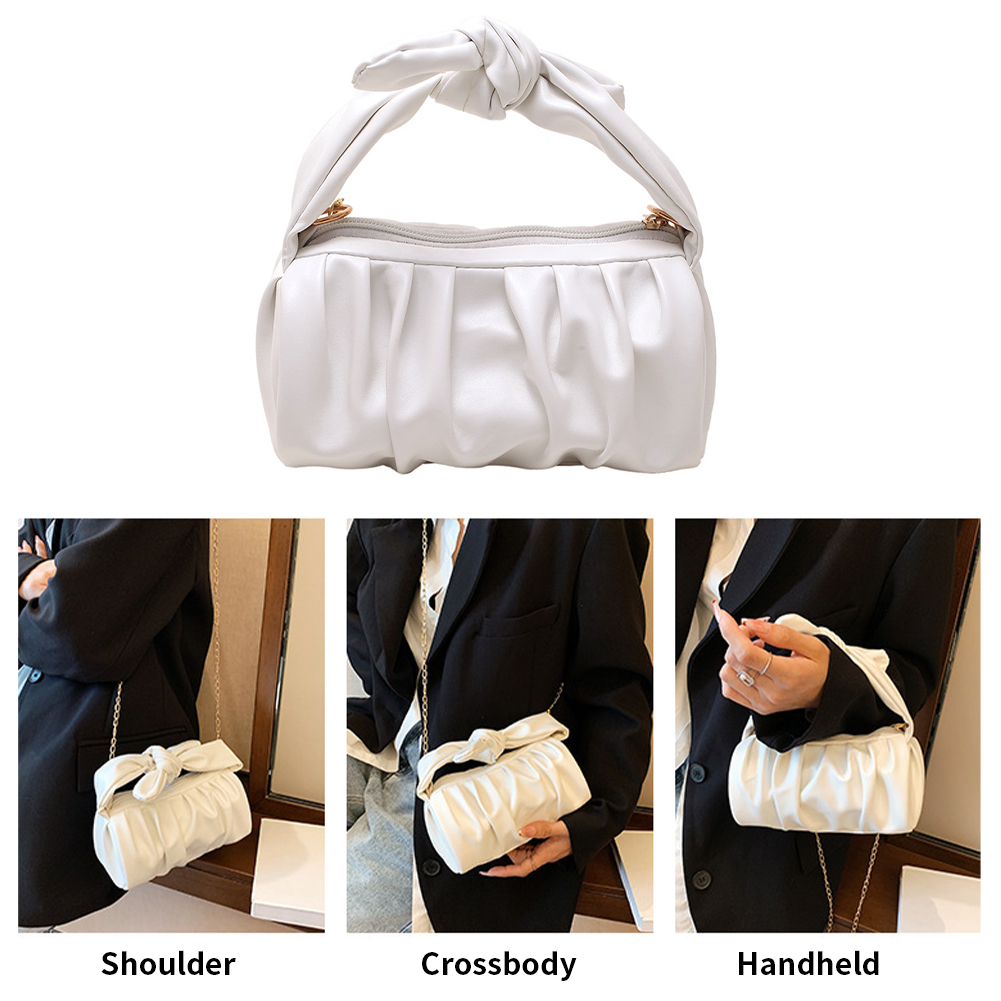 Solid Gift Fashion For Women With Metal Chain Crossbody Bag