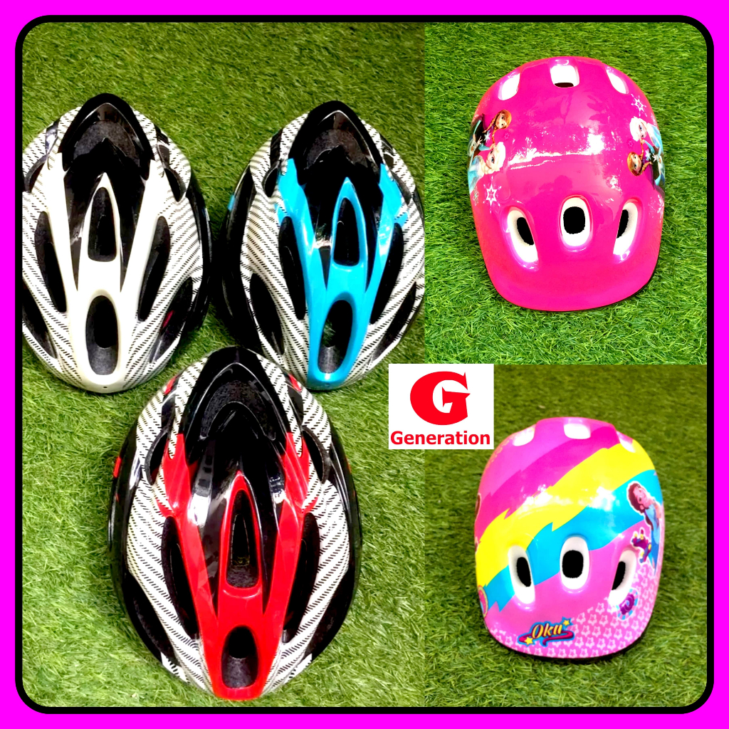 Helm Sepeda Anak Karakter / Helm Sepeda Dewasa / Helm Sepeda Balap Prologo, Helm Anak