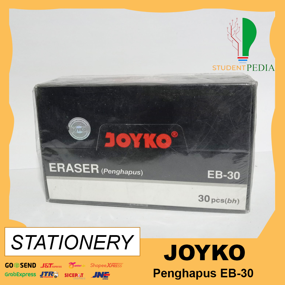 

Eraser / Penghapus Joyko EB-30 Hitam Besar / Ecer 1Pcs
