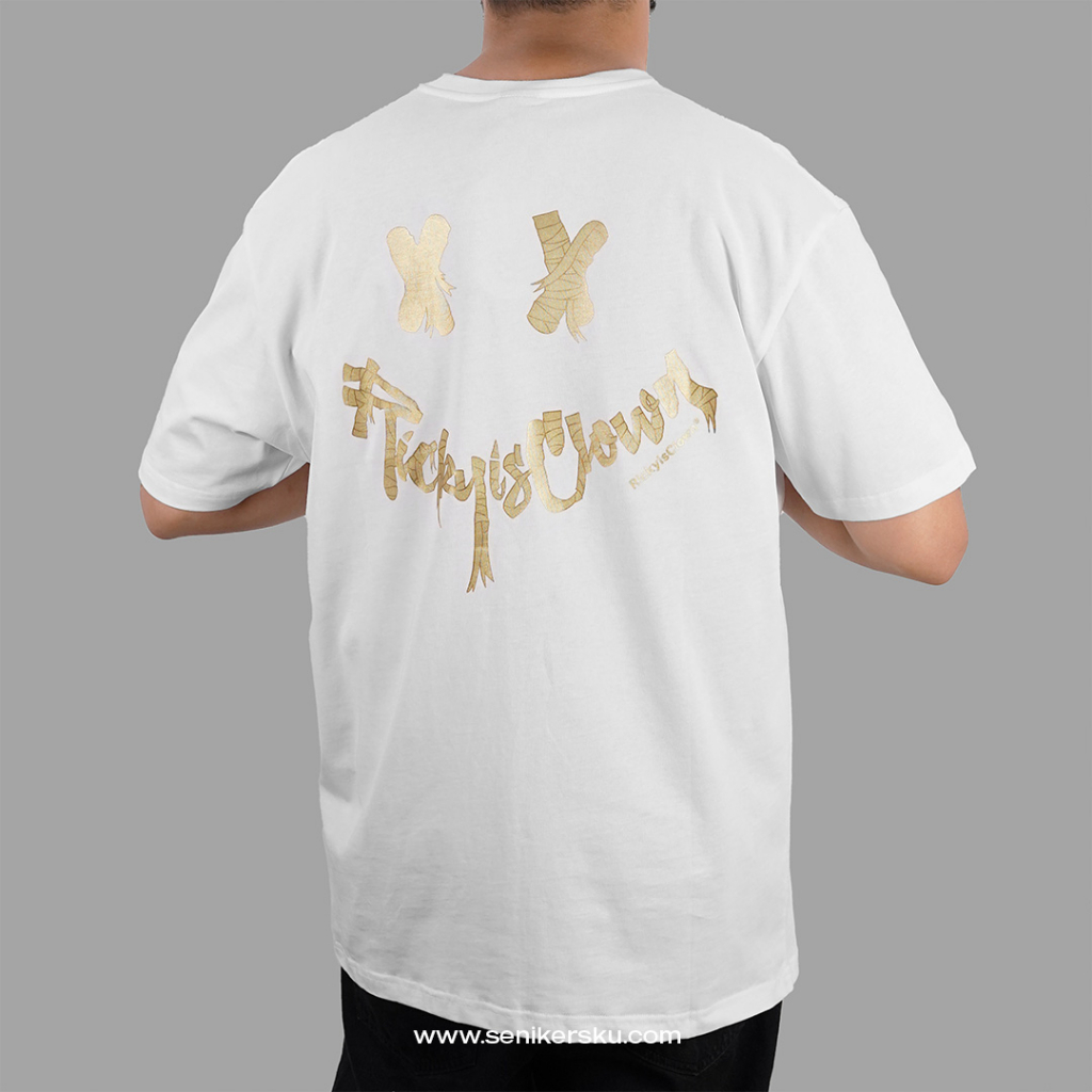 RIC Ricky Is Clown Mummy Gold White Tee