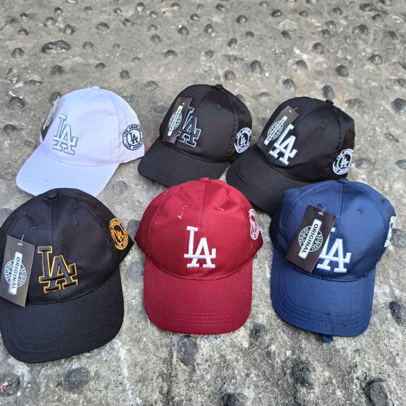 TOPI BASEBALL LOGO HAT  / BASEBALL HAT PRIA MAUPUN WANITA TERBARU / BASEBALL BORDIR LA