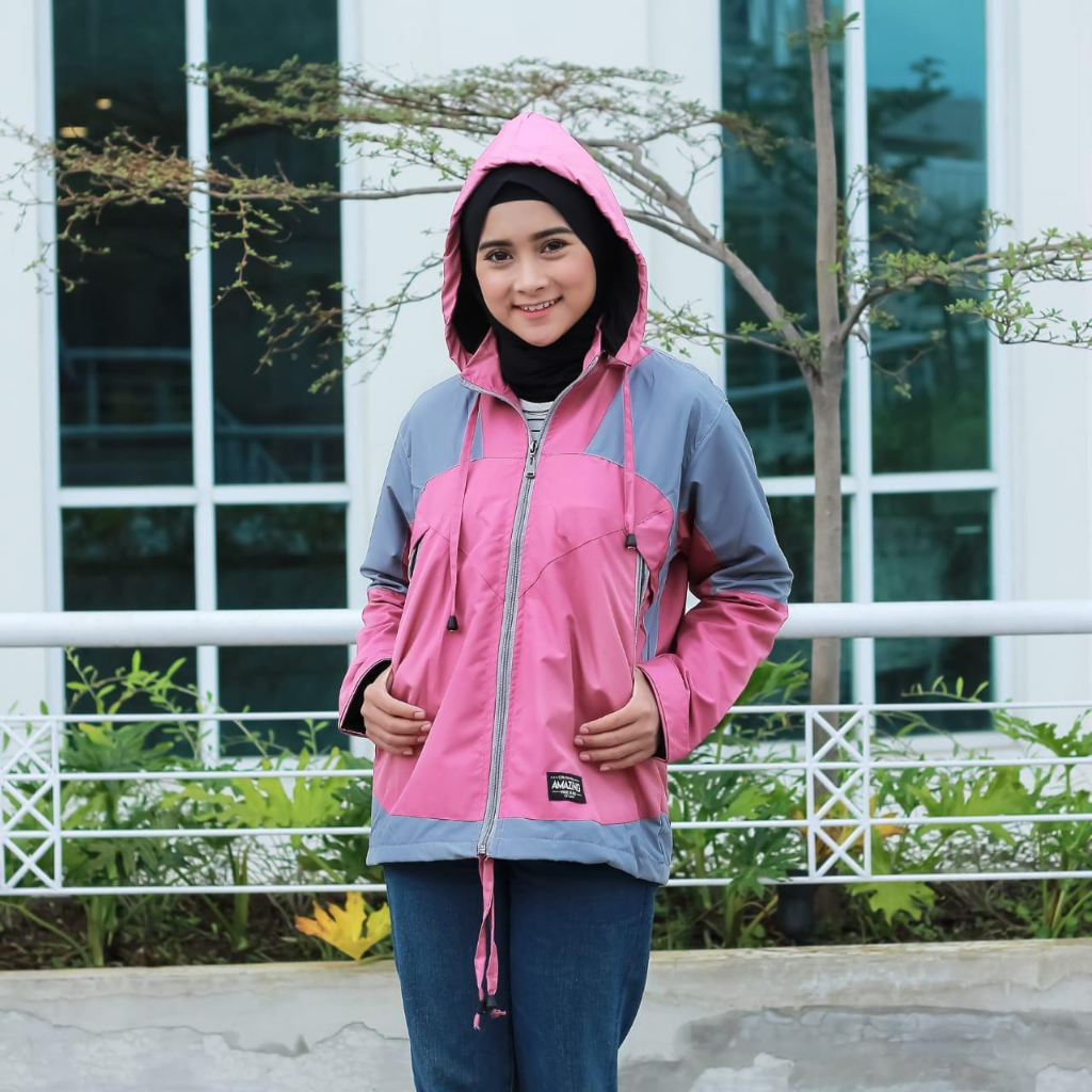 Justrue Jaket Gunung Wanita Waterproof Ping