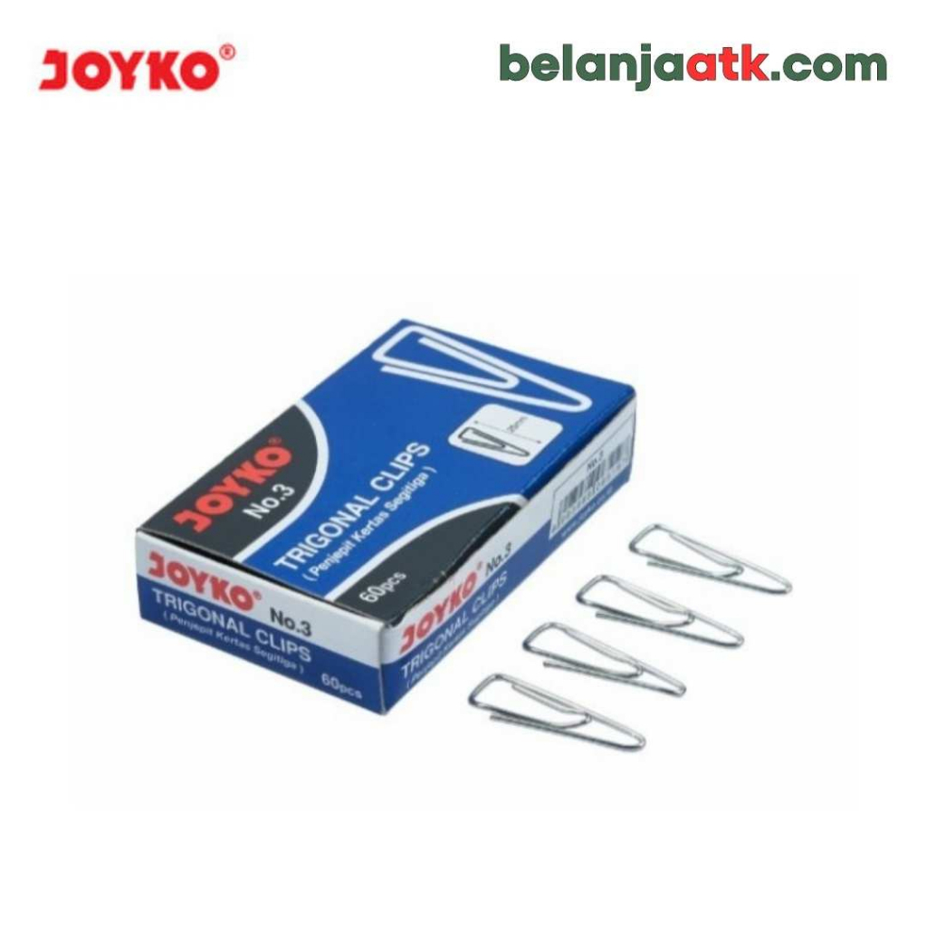 

TRIGONAL CLIP NO. 3 (PAPER CLIPS KECIL) ISI 10