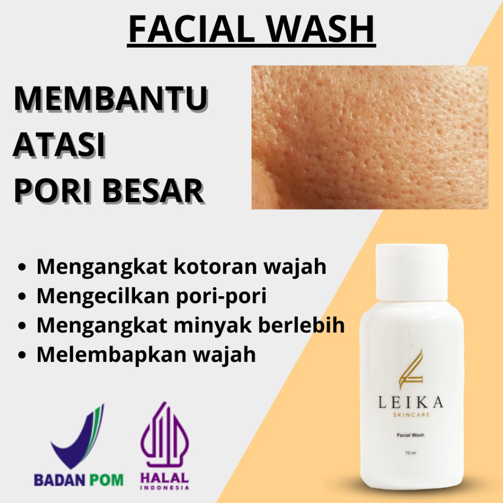 5x LEBIH OPTIMAL Sabun Cuci Muka Pembersih Wajah Buat Mengecilkan Pori Penghilang Jerawat Bopeng Bek