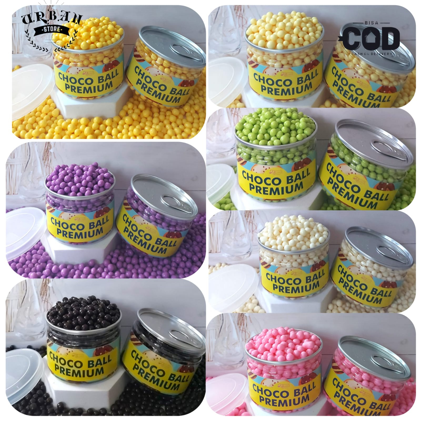 

Can - Variasi Chocoball Sprinkle Bola Rasa Buah Topping Kue Donut Bolu Kualitas Premium