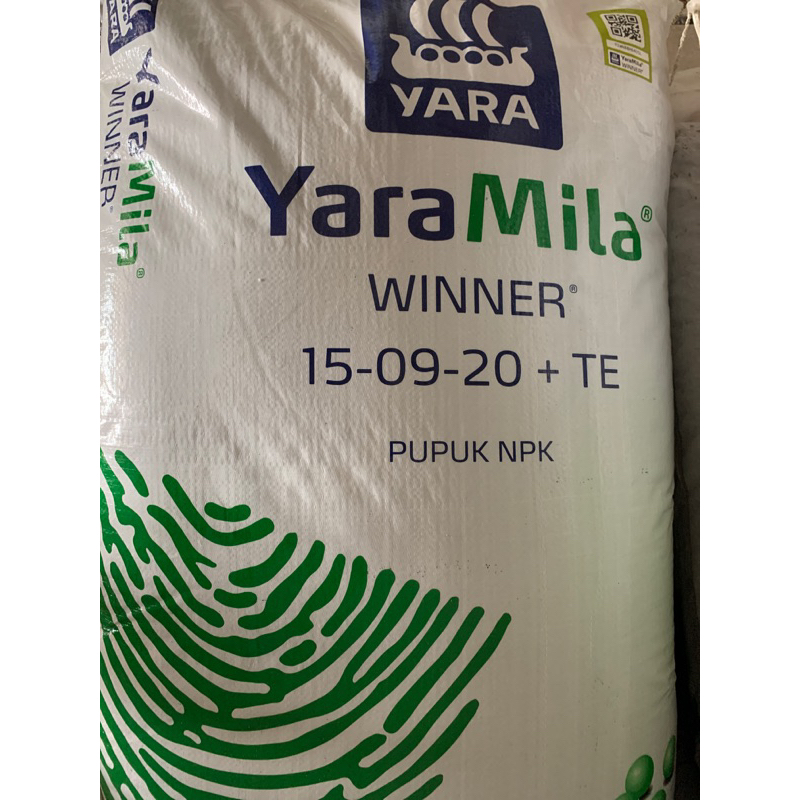 REPACK | PUPUK GROWER | PUPUK PERTANIAN NPK 15-09-20 PLUS TE | MERK YARAMILA WINNER