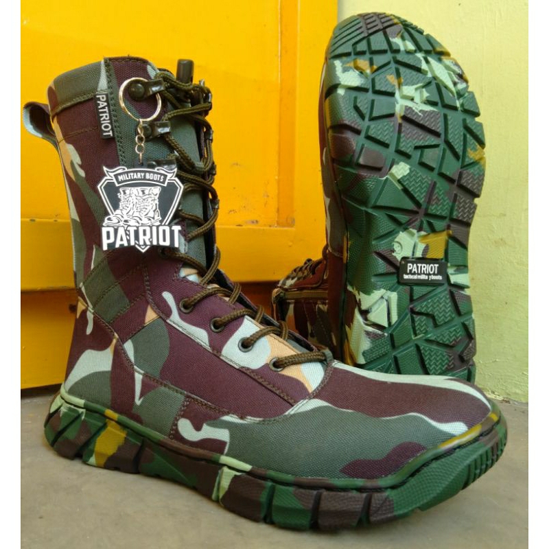 SEPATU PDL LORENG BRIMOB ORIGINAL MERK PATRIOT