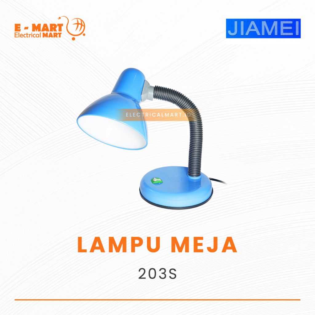 JIAMEI Lampu Meja Belajar + ON OFF SWITCH JM203S