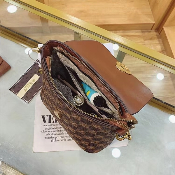 BJ65069 - BROWN TAS JINJING HANDBAG SLEMPANG WANITA FASHION KOREA CHINA IMPORT MODIS ELEGAN TERMURAH TERLARIS TERBARU BAGSTORE JAKARTA TAS BATAM ZCJ5069