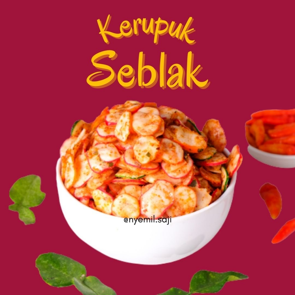 [PROMO!] Keripik Cemilan Pedas Basreng Seblak Pangsit Makaroni Stick Gelung Pedas MURAH @Nyemil.saji