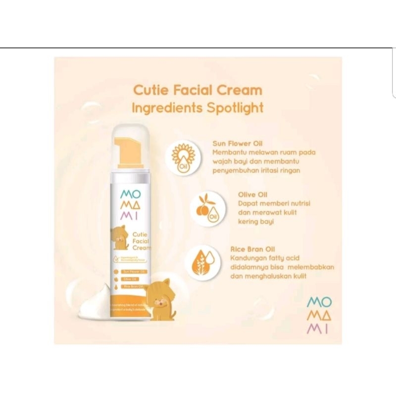 Momami Facial Cream/ Cream wajah Bayi