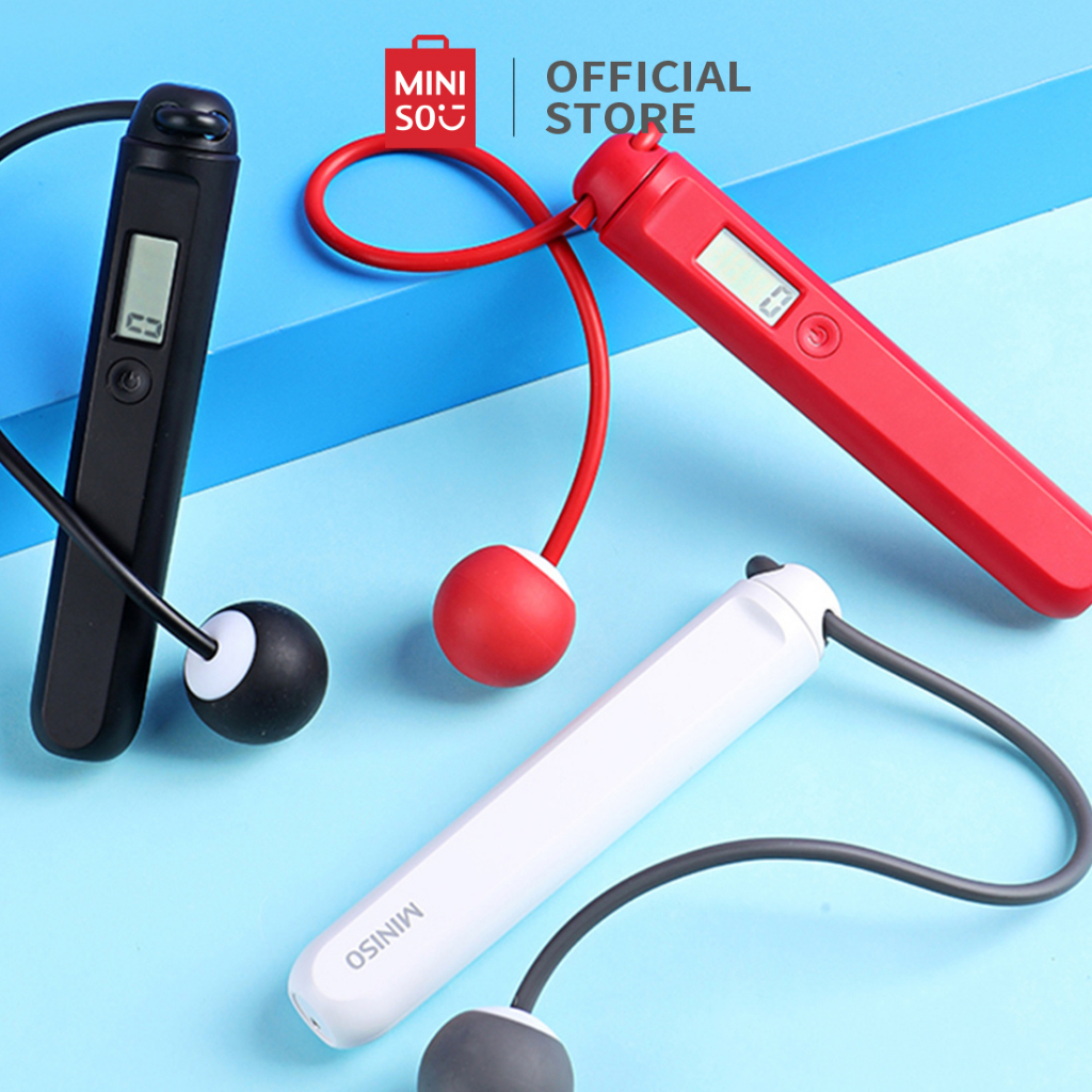 Miniso Skipping  Skiping Lompat tali Tampilan Elektronik Kabel/Tanpa Kabel