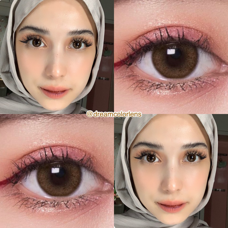 EYEMAZING Softlens - CHLOE Brown / Coklat Normal Minus Beda Minus