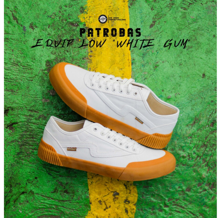 PATROBAS EQUIP LOW WHITE GUM | KIP STORE