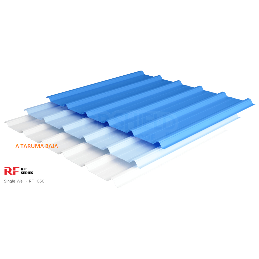 Dr Shield uPVC Roof - Single wall 2mm RF 1050 - Atap UPVC Premium