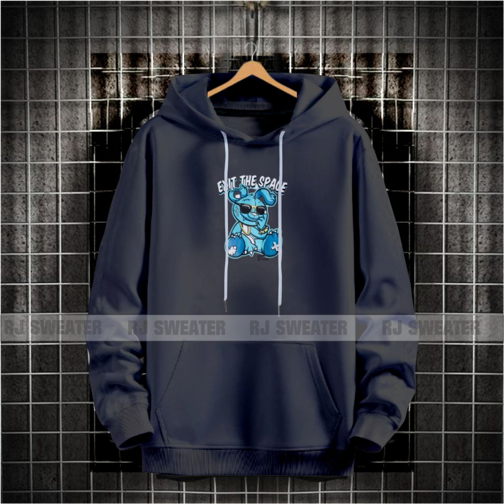 Sweater hoodie pria wanita motif THE RABBITS / Hoodie kekinian trend terbaru