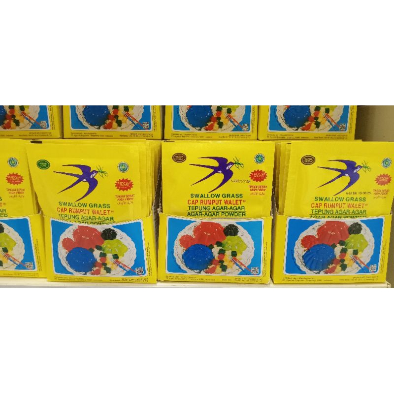 

Swallow agar agar coklat