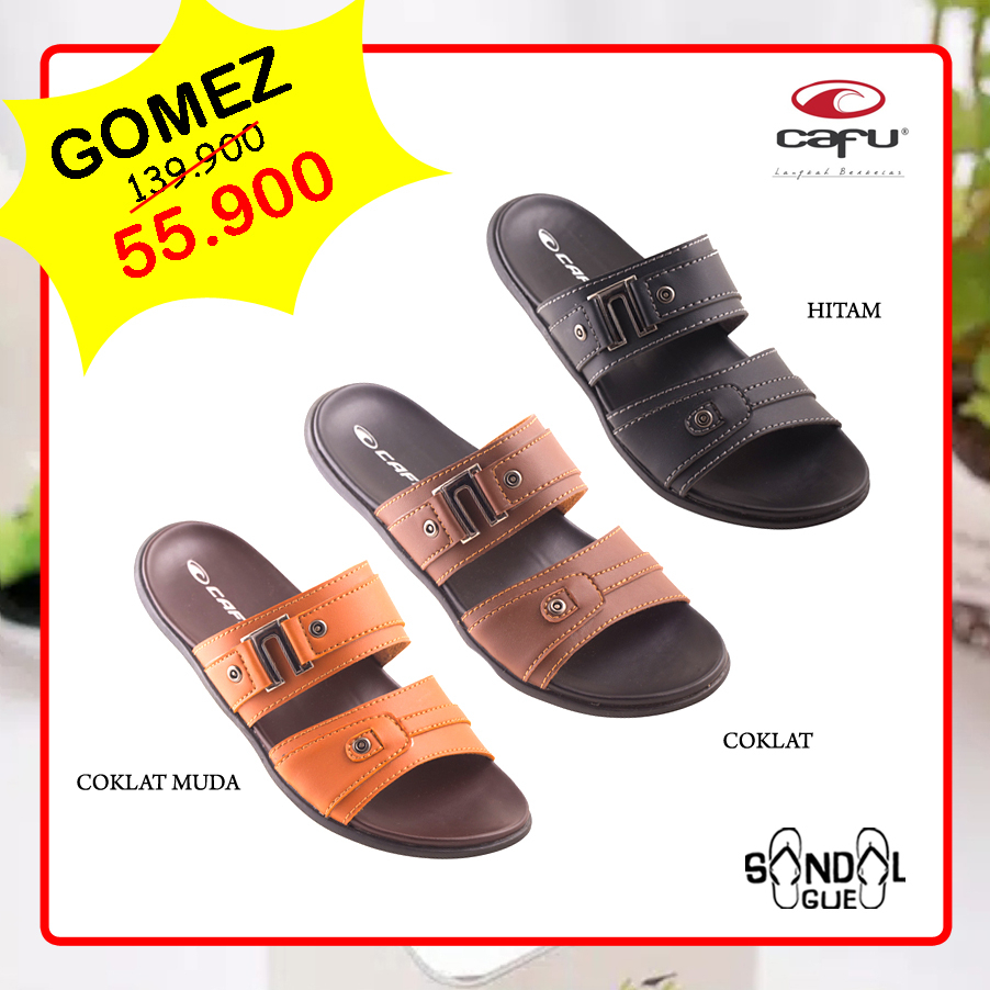PROMO SANDAL PRIA KEKINIAN CAFU GOMEZ 100% BARU