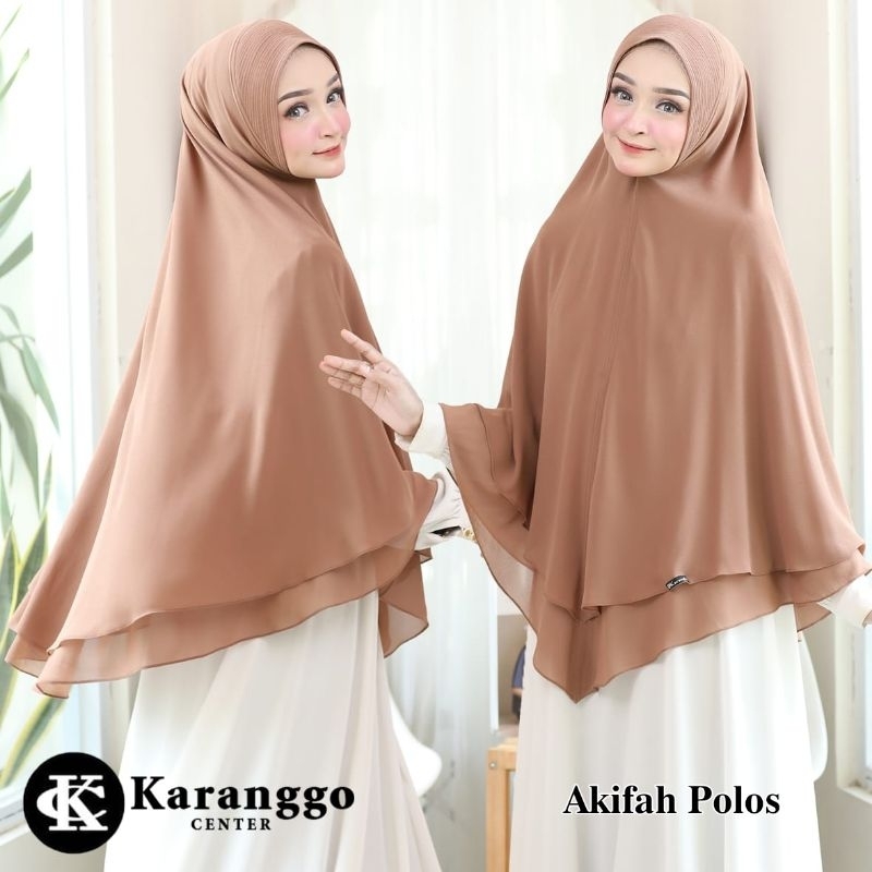 Jilbab Khimar Akifah Seruty Pet Antem(Karanggo)