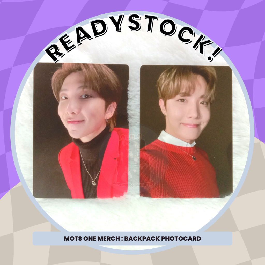 [RESTOCK] OFFICIAL MPC BACKPACK MOTS ONE BTS NAMJOON JHOPE