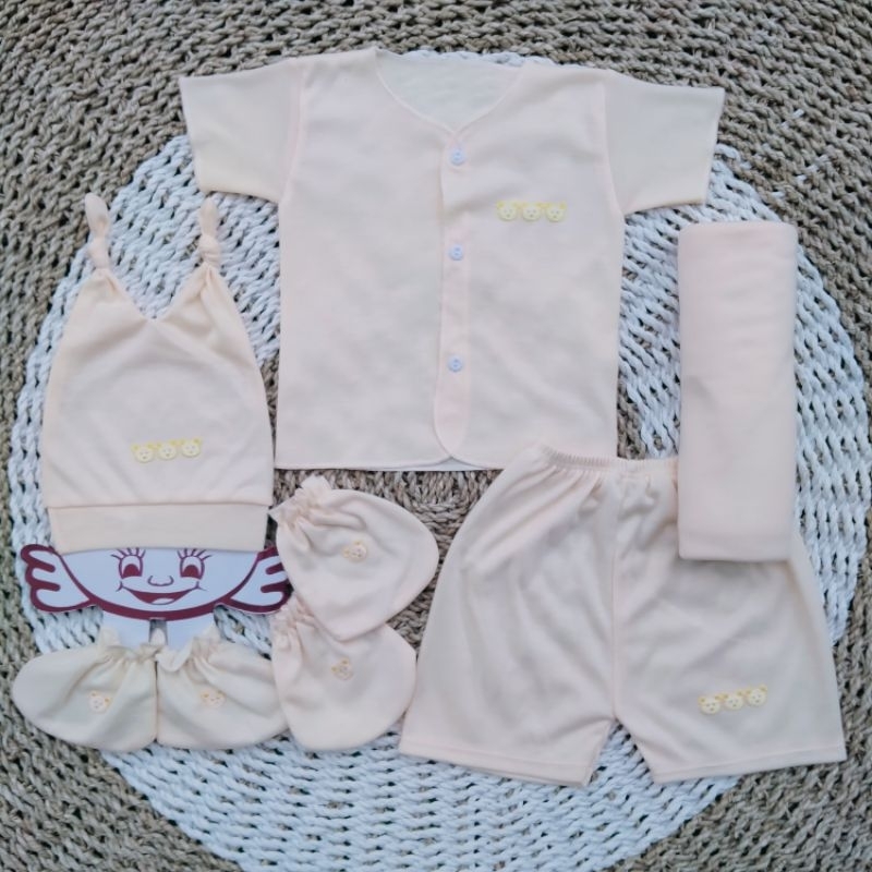 Paket Hemat 6 PCS Lengkap Set Pakaian Baju Bayi Baru Lahir