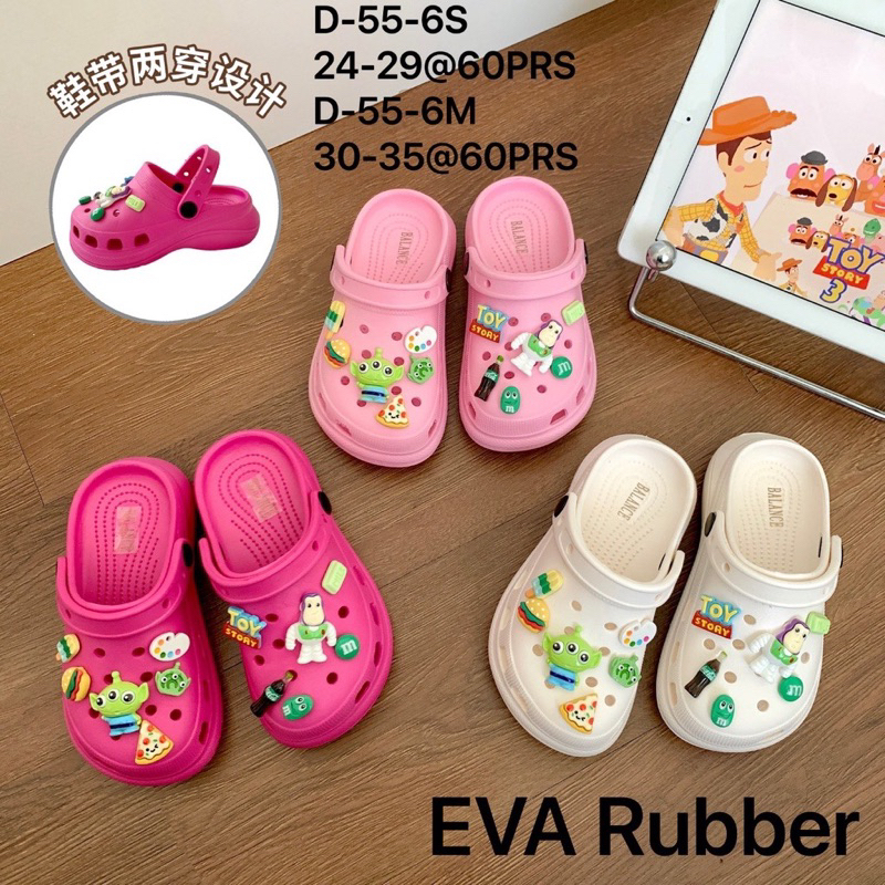 Sandal anak baim import D55 jibbit Toy Story