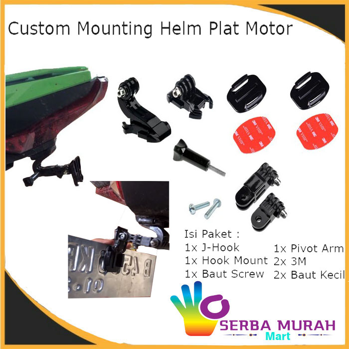 Custom Mounting Helm Plat Motor Tail Tidy R25 / R15 / CBR 150R / ZX25R