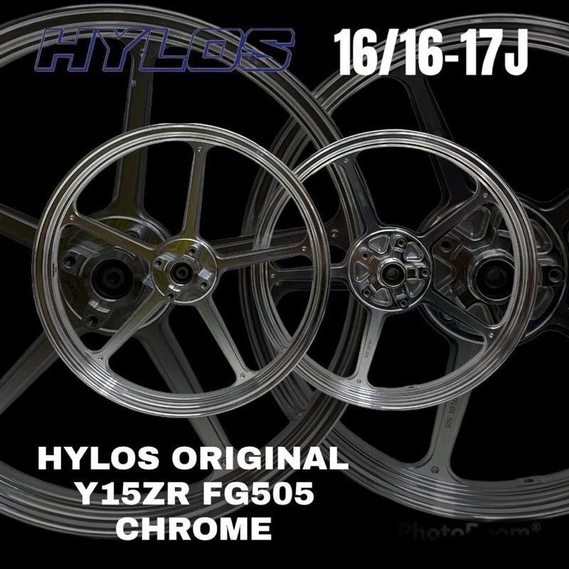 HYLOS SPORT RIM FG 505 & FG 511 CRHOME SIZE 160/160-17 | VELG HYLOS SPORT PNP UNTUK MOTOR MX KING OR