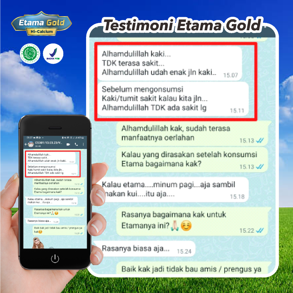 ETAMA GOLD - Susu Kambing Etawa Premium Solusi Asam Urat dan Kolesterol Nyeri Sendi Pegal Linu Rematik Kaki Kebas Baal Herbal Paling Ampuh Ori Bpom