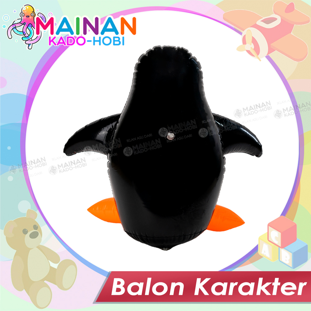 HADIAH ULANG TAHUN ANAK MAINAN GOYANG BALON SAMSAK AIR BOXING KARAKTER PENGUIN