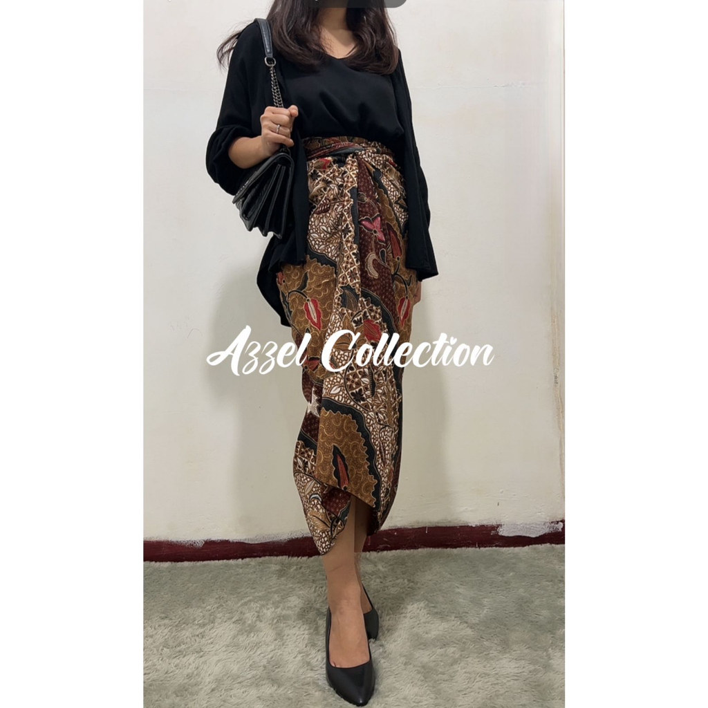 rok lilit batik / rok lilit batik wanita modern / rok lilit batik wanita modern jumbo/ motif Batik