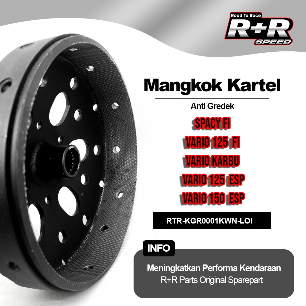 MANGKOK KAMPAS GANDA SOLUSI GREDEG VARIO 125, VARIO 150, VARIO 160, PCX 160, ADV 150 BY RTRSPEED