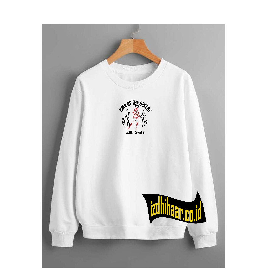 SWEATER CREWNECK MOTIF JAMES CONNER