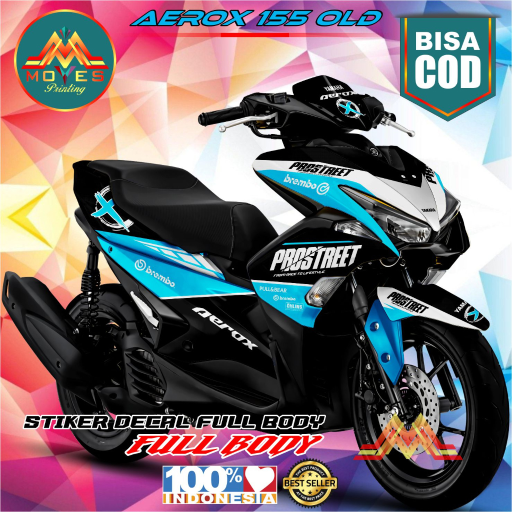 Anti Luntur. Decal Aerox 155 old Full Body PROSTREET