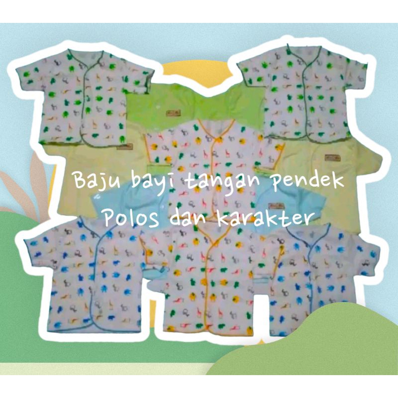 1 lusin baju bayi NEWBORN 0-6 bulan |pakaian BAYI baru lahir