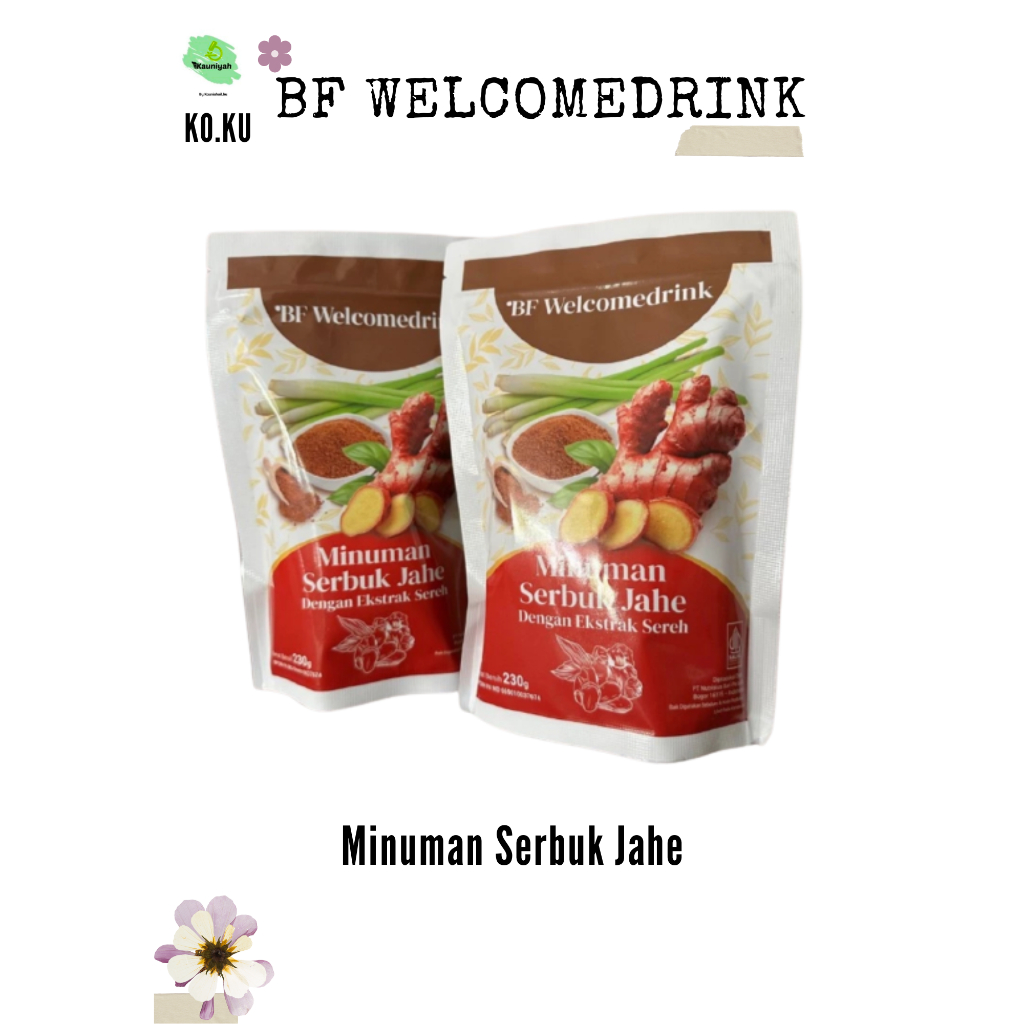 

BF WELCOMEDRINK - Minuman Ekstrak Jahe Sereh