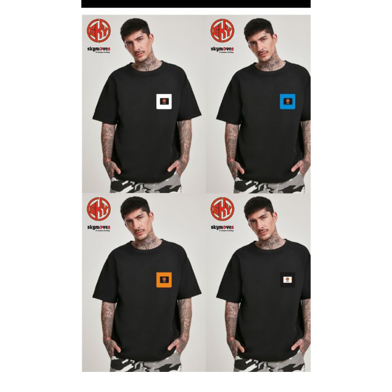 kaos polos pocket (kaos saku)