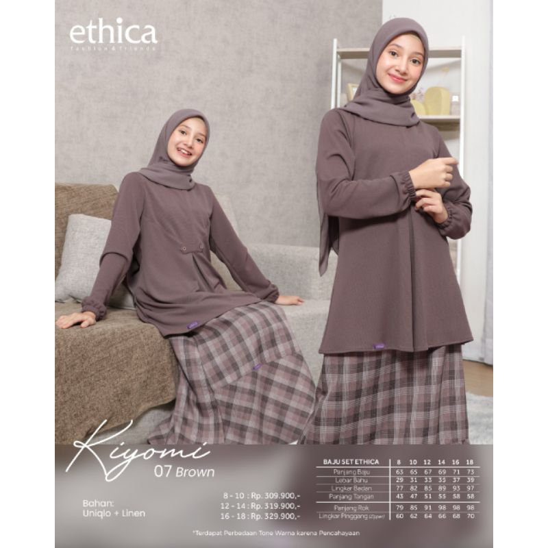 Ethica Setelan Anak Set Kiyomi 07 (Brown, Black) Kiyomi 7