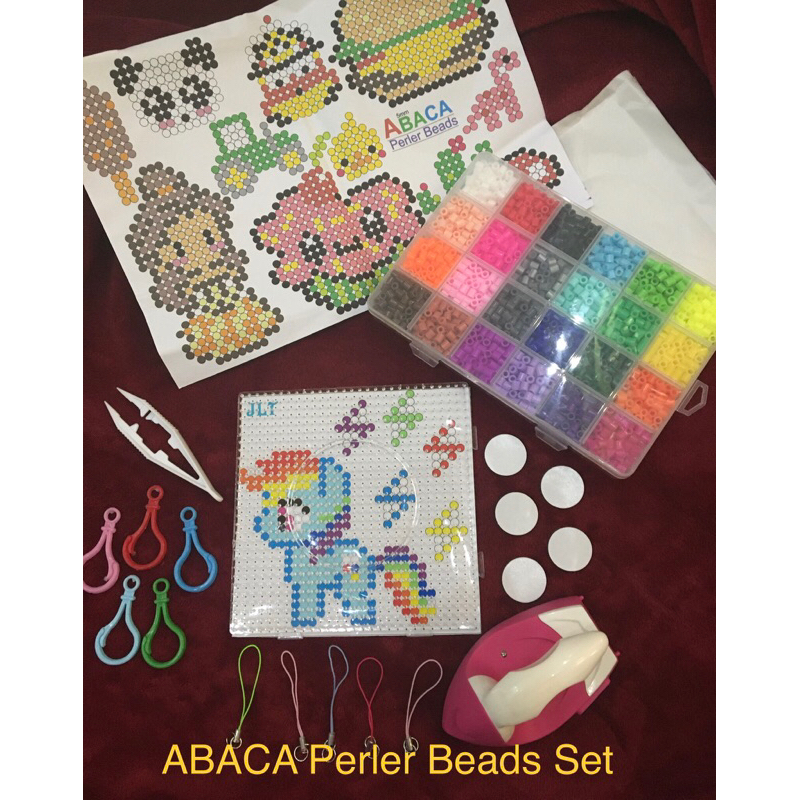 DIY PERLER BEADS SET HAMA BEADS SET size 5mm prakarya anak