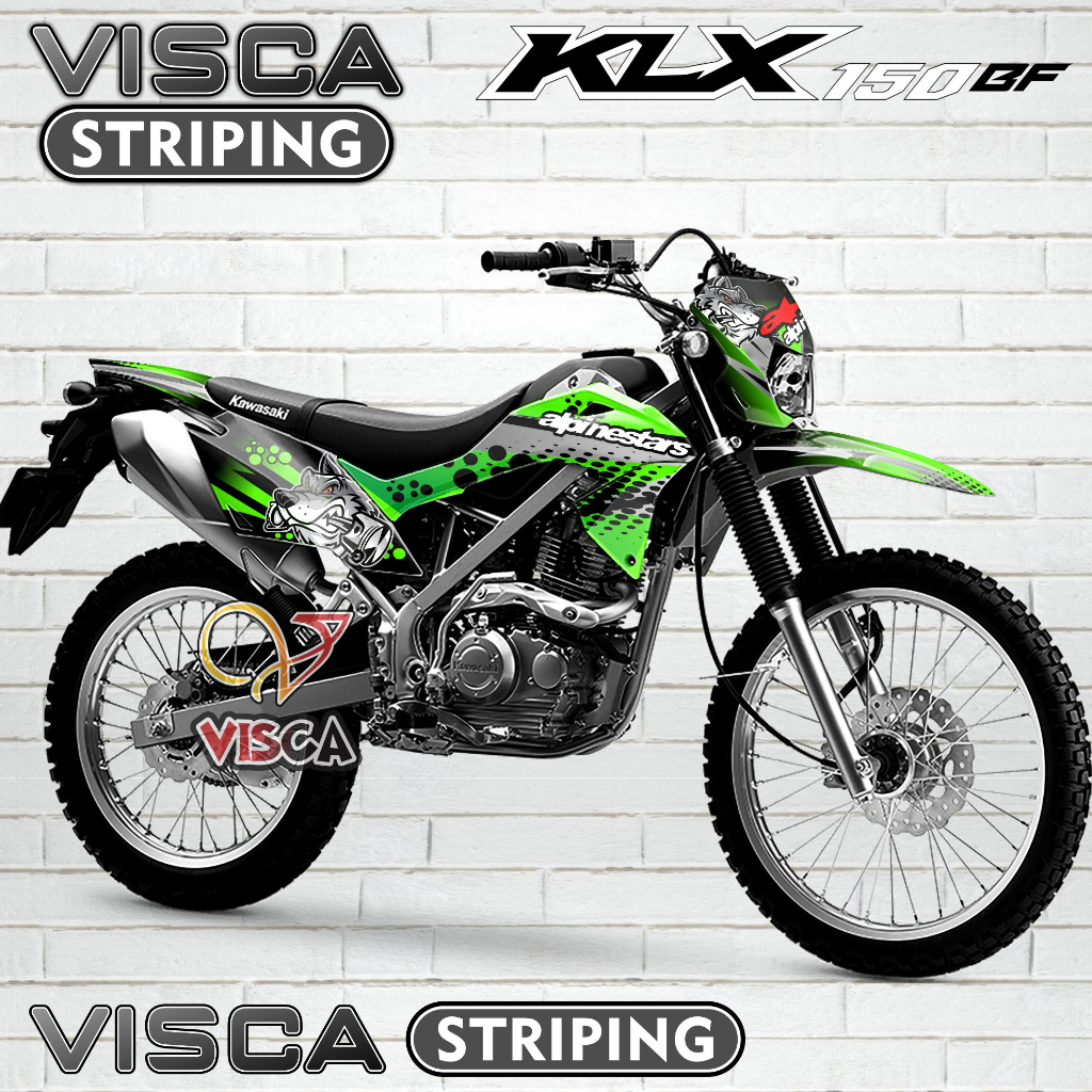 Decal KLX BF 150 Full Body - Stiker KLX BF 150 Full Body - Dekal KLX BF 150 Full Body - Striping KLX