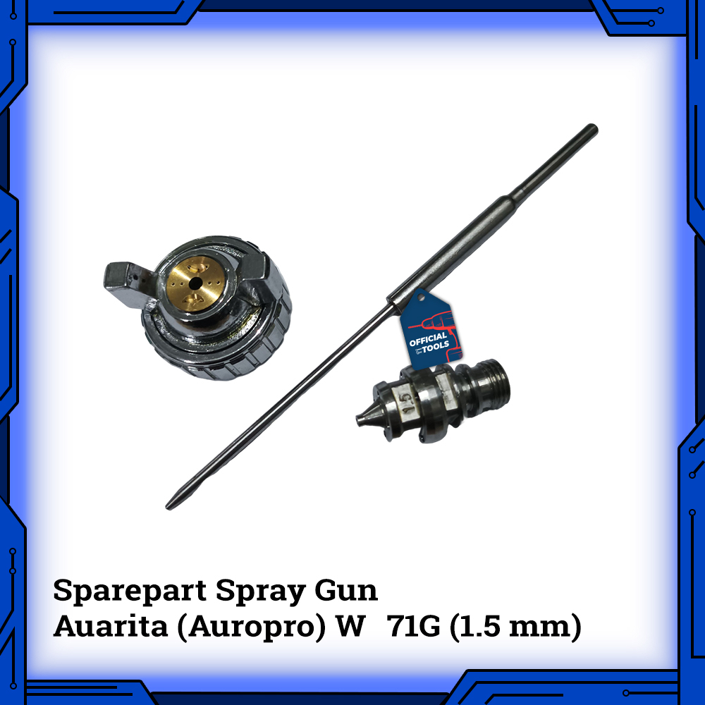 Nozzle Set Sparepart Spraygun W71 G 1.5 mm Fluid Nozzle Sett