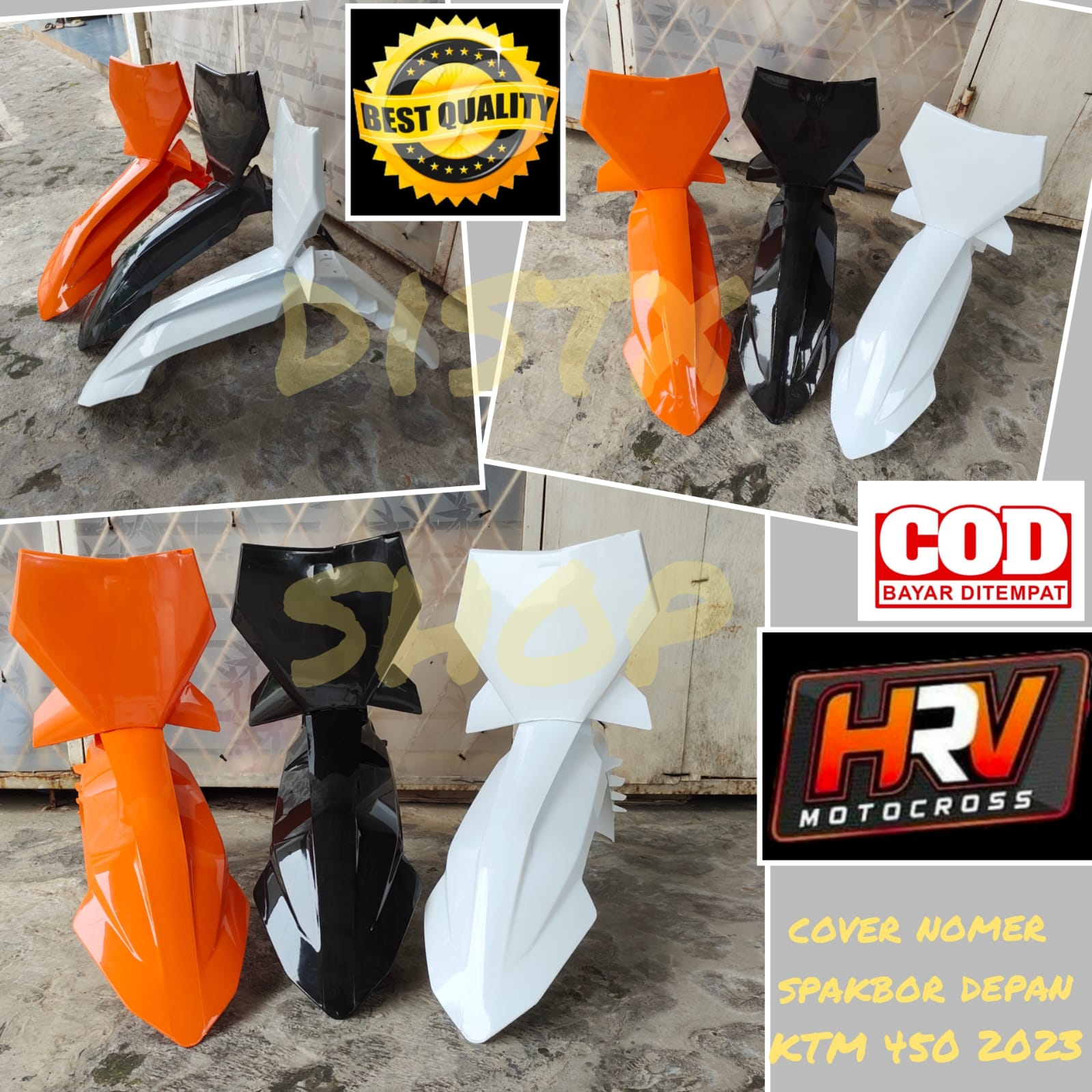 BODY KTM 450 2023 2ITEM SPAKBOR DEPAN KTM 450 2023 PAPAN NOMER KTM 450 2023 SLEBOR DEPAN KTM 450 202