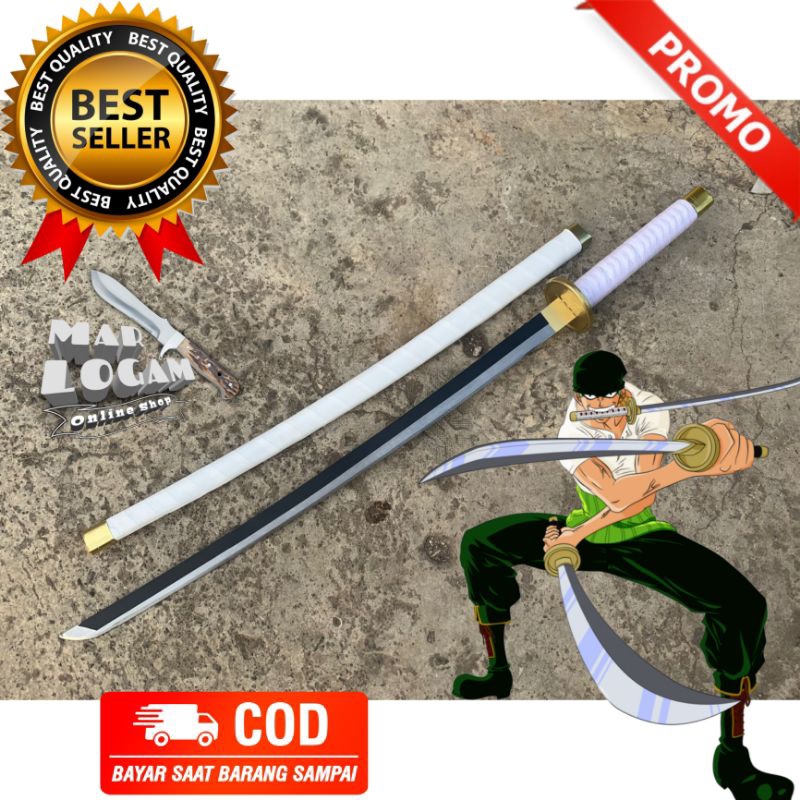 COSPLAY Anime ONEPIECE Katana WADO ICHIMONJI Samurai RORONOA ZORO