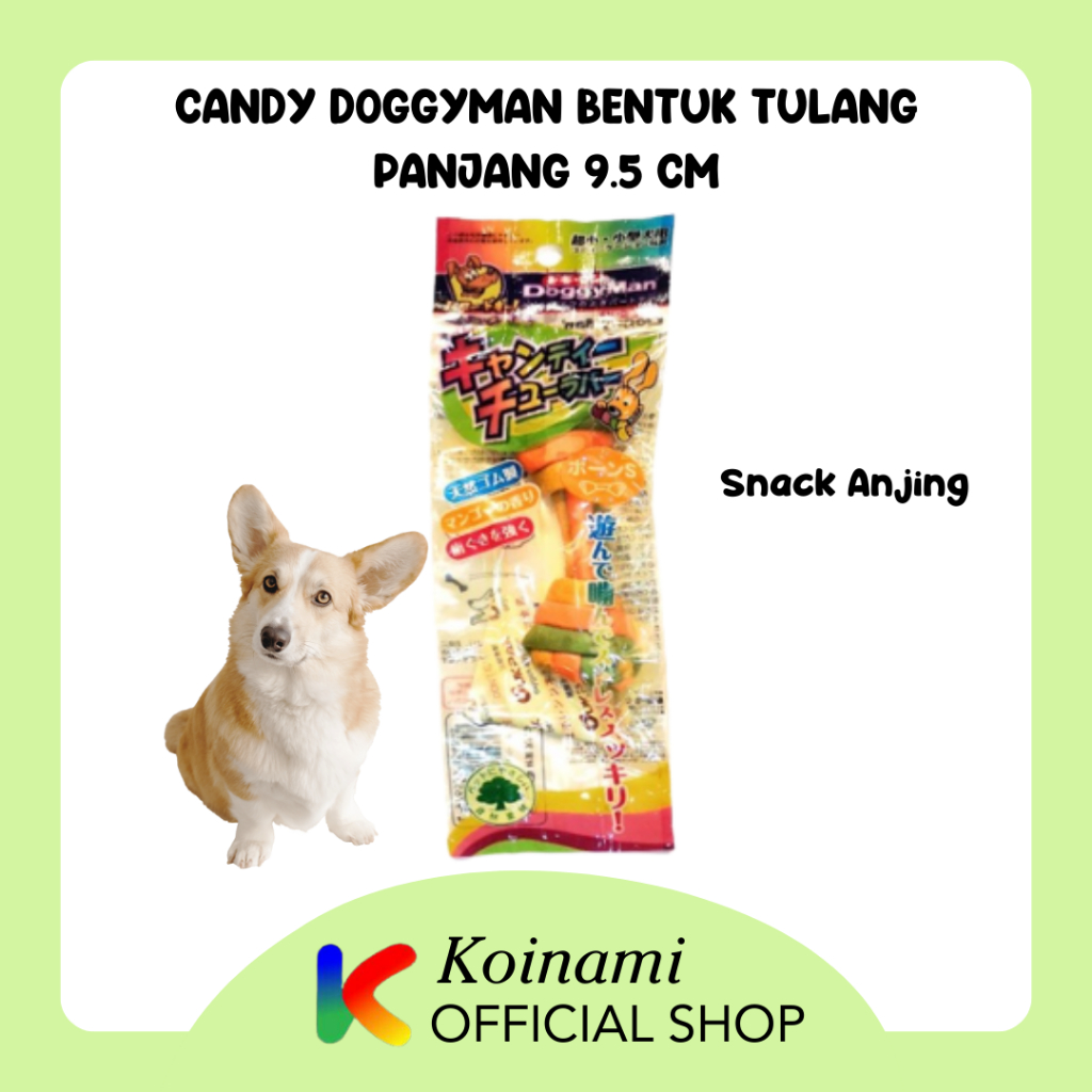 CANDY DOGGYMAN BENTUK TULANG / SNACK ANJING / SNACK PUPPY