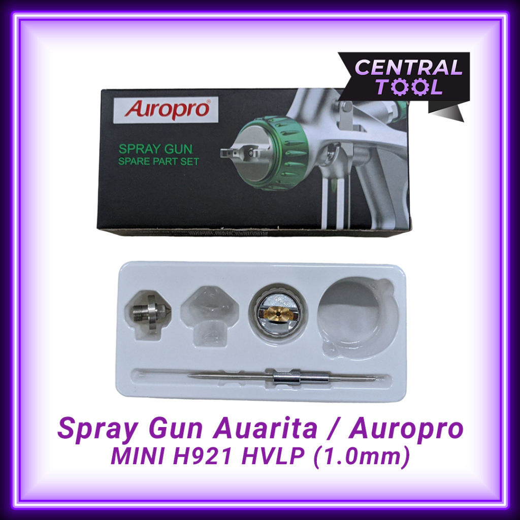 Part Nozzle Set Sparepart Spraygun Mini H921 HVLP 1 mm Fluid Nozzle Set
