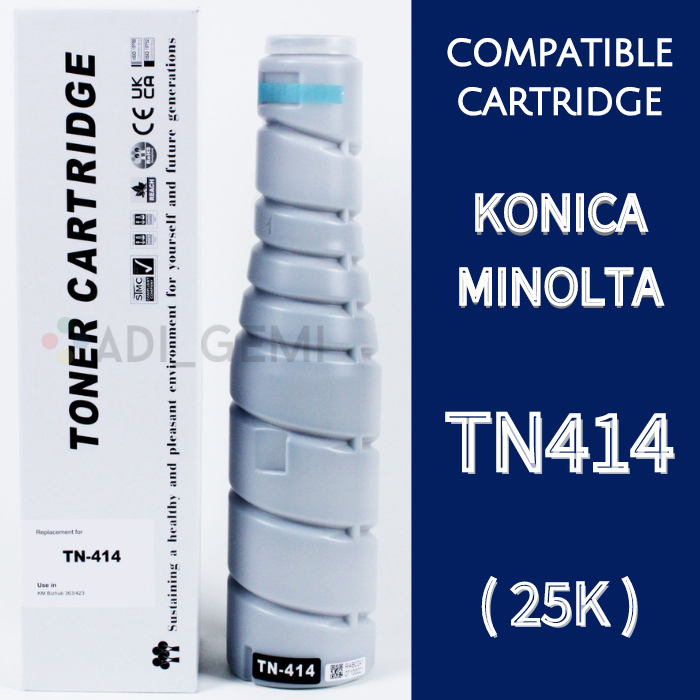 Compatible Toner Cartridge Konica Minolta TN414 (25K) - BizHub 363 423