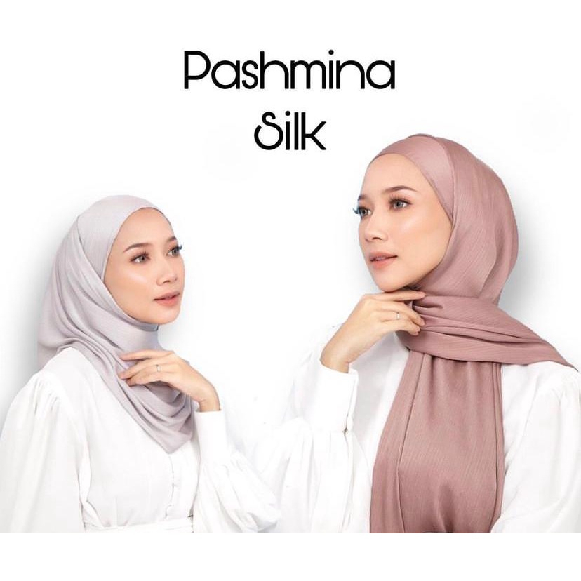 pashmina silk cradenza satin premium malay